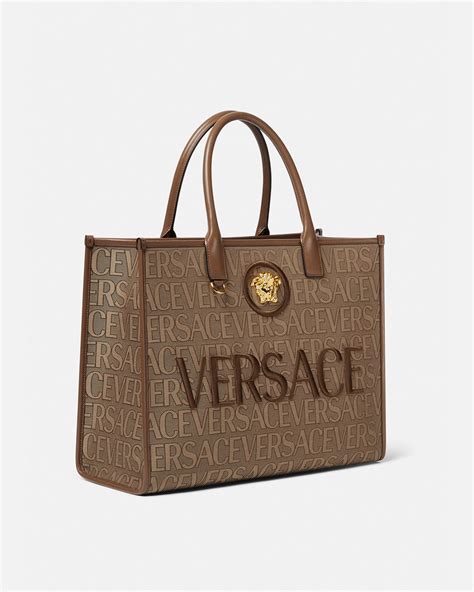 versace price bag|Versace large tote bag.